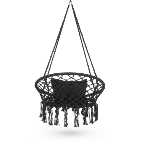 Садова гойдалка Boho Outtec XXL чорний