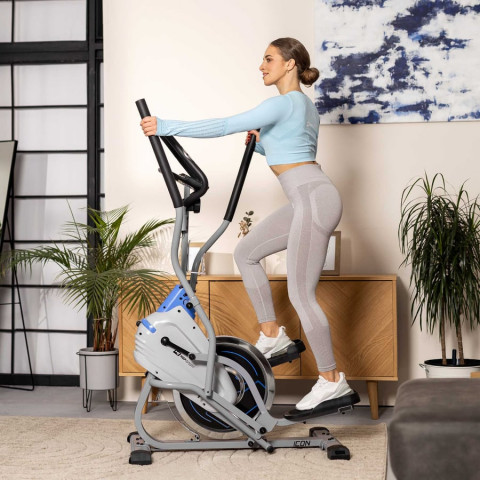 Орбітрек магнітний Hop-Sport HS-400B Icon сріблястий