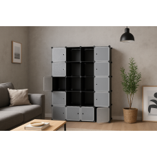 Модульна шафа Leobert Modern New з полицями для одягу