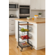 Стелаж Costway Vroda мобільний в стилі Loft