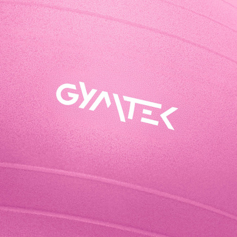 Фітбол Gymtek Queenfit 65см рожевий + насос
