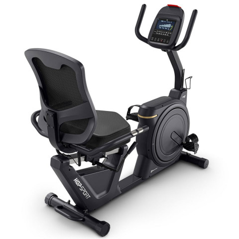 Горизонтальний велотренажер Hop-Sport HS-5000L Ranker чорно-золотистий