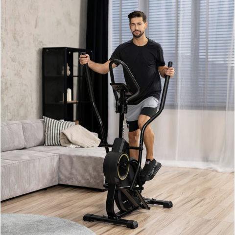 Орбітрек магнітний Hop-Sport HS-450B Dynamic чорно-золотистий