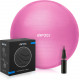 Фітбол Gymtek Queenfit 65см рожевий + насос