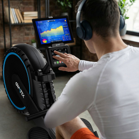 Гребний тренажер Gymtek XR2500 повітряний електромагнітний
