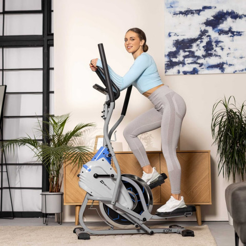 Орбітрек магнітний Hop-Sport HS-400B Icon сріблястий