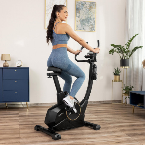 Велотренажер Gymtek XB4000 iConsole+ електромагнітний золотий