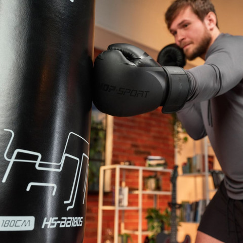 Боксерські рукавиці Hop-Sport HS-BG12 12oz чорні
