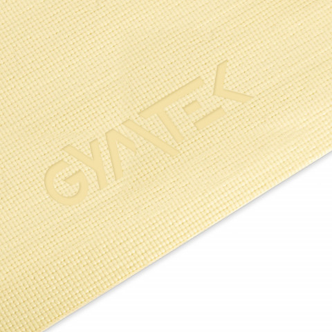 Килимок (мат) для фітнесу та йоги Gymtek Queenfit 0,5см жовтий