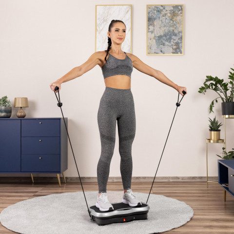 Вібраційна платформа Gymtek XP500 сріблястий