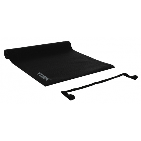 Килимок (мат) для фітнесу та йоги York Fitness 0,3см чорний