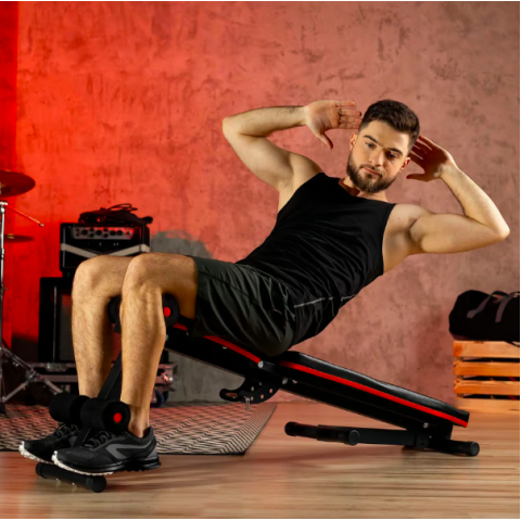 Лавка тренувальна Hop-Sport HS-1010 Pro універсальна для жиму та пресу