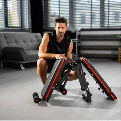 Лавка тренувальна Hop-Sport HS-1010 Pro універсальна для жиму та пресу