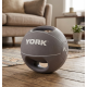 М'яч медбол 7кг York Fitness із двома ручками, сірий