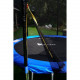 Батут Funfit 8ft (252см) синій з зовнішньою сіткою