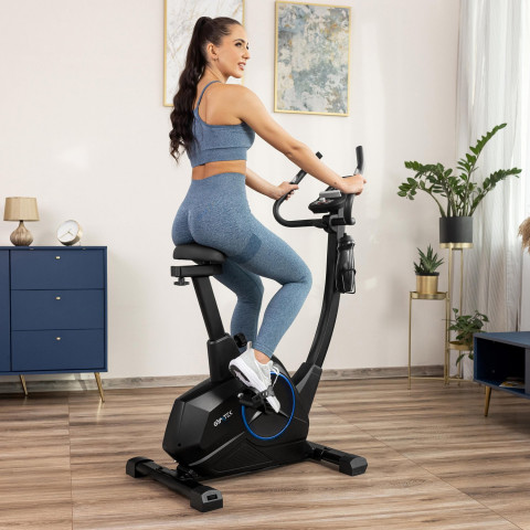 Велотренажер Gymtek XB4000 iConsole+ електромагнітний синій