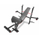 Набір Hop-Sport Premium 39кг з лавою HS-1055 Pro та штангою