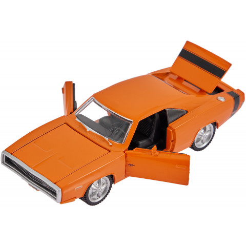 Машинка Rastar 1970 Dodge Charger R/T 1:36 Помаранчевий