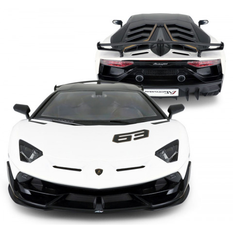 Машинка Rastar Lamborghini Aventador SVJ (96070) на радіокеруванні. 1:14. Білий