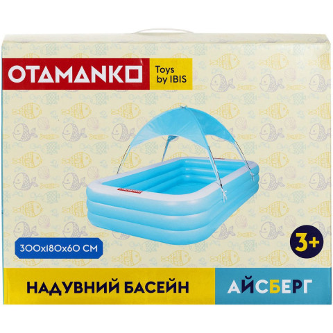Басейн з тентом прямокутний OTAMANKO Айсберг