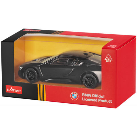 Машинка Rastar BMW i8 1:43 Чорний