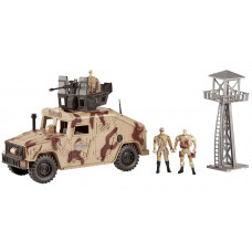 Игровой набор ZIPP Toys Военный внедорожник Хамви