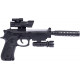 Пістолет світло-звуковий ZIPP Toys Beretta 92FS Чорний