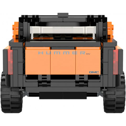 Машинка-конструктор Rastar Bricks Hummer EV 1:30 Помаранчевий