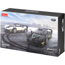 Машинка Rastar Pagani Zonda R конструктор 1:28 Чорний