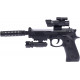 Пістолет світло-звуковий ZIPP Toys Beretta 92FS Чорний