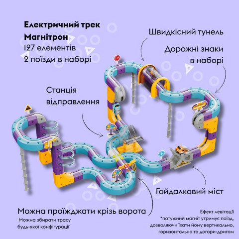 Ігровий набір OTAMANKO Магнітрон електричний трек