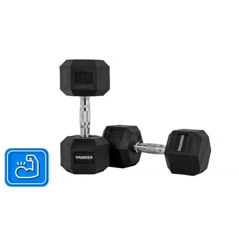 Гантель шестигранна THUNDER 15 кг