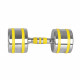 Гантель хромована inSPORTline Yellsteel 14 кг