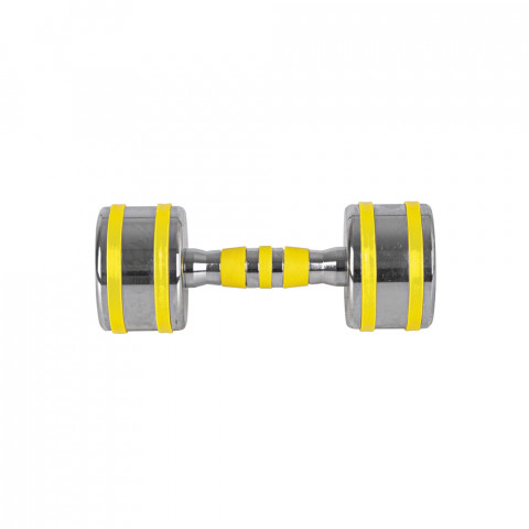 Гантель хромована inSPORTline Yellsteel 9 кг