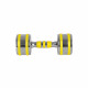 Гантель хромована inSPORTline Yellsteel 9 кг