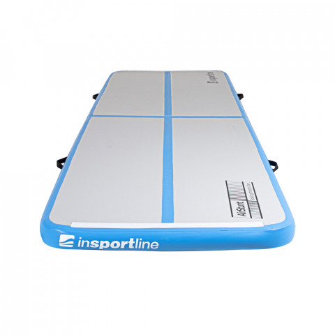 Килимок надувний inSPORTline Airstunt 400x100x10 см, синій