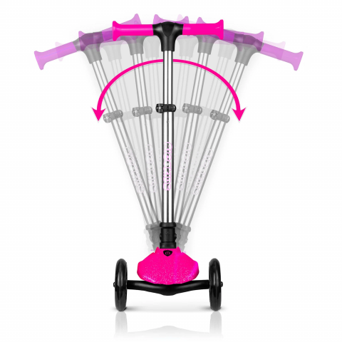 Дитячий самокат триколісний Ricokids Jelly рожевий