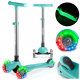 Дитячий самокат триколісний Ricokids Glow бірюзовий