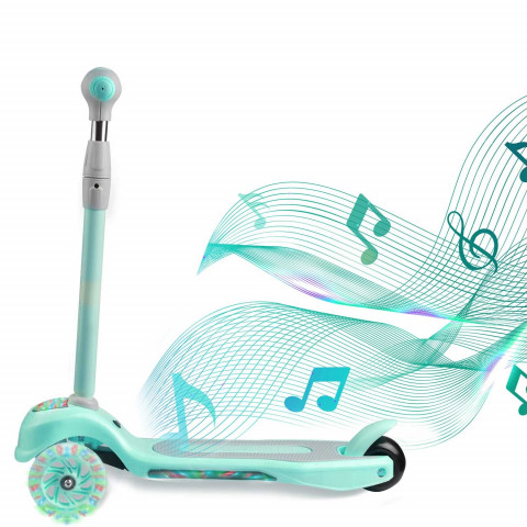 Дитячий самокат триколісний Ricokids Piko м'ятний