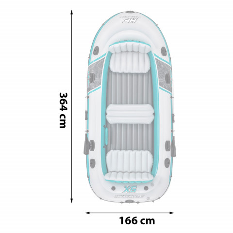 Надувний човен Hydro-Force Adventure Elite X5 Bestway 65159