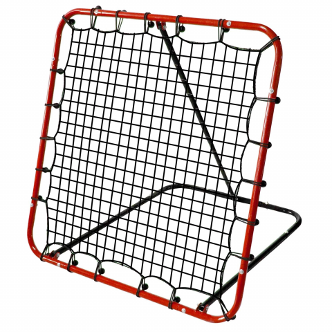 Сітка тренувальна для футболу Neo-Sport NS-491 Rebounder 120 x 120 х 107 см, червона