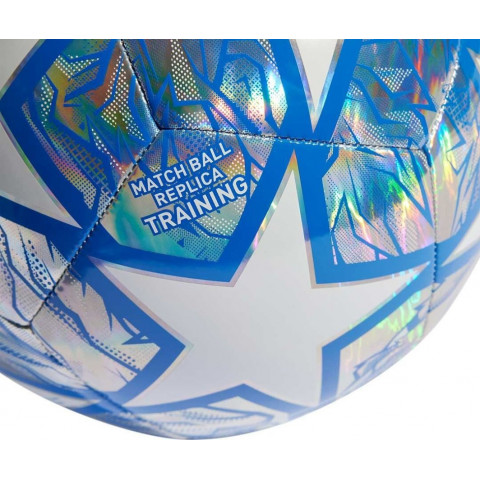 М'яч футбольний Adidas UCL Training IN9326 розмір 5, біло-сірий