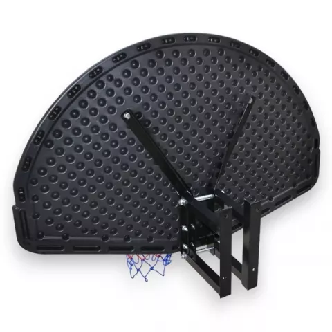 Щит баскетбольний inSPORTline Brooklyn II 110 х 71 см, чорно-білий