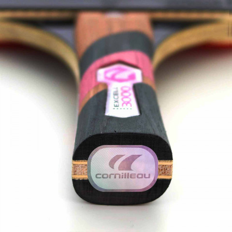 Ракетка для настільного тенісу Cornilleau EXCELL CARBON 3000, чорно-червона