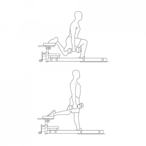 Тренажер для м'язів стегон inSPORTline X-NT HT10 Hip Thrust