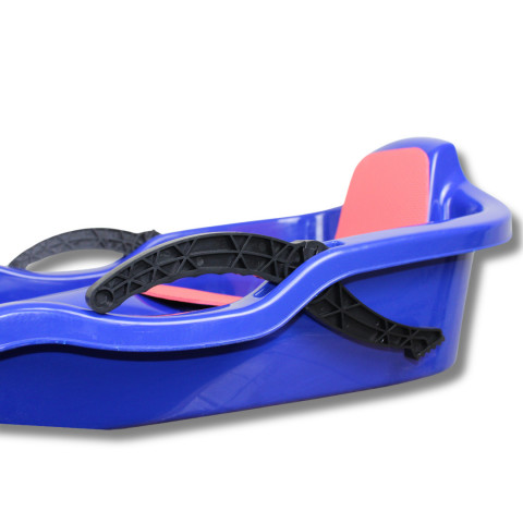 Санки пластикові з гальмами Prime Sport Snow Rider сині