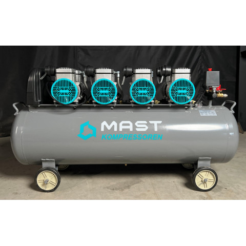 Безмасляний поршневий компресор Mast MOF1680/4x1500-160L