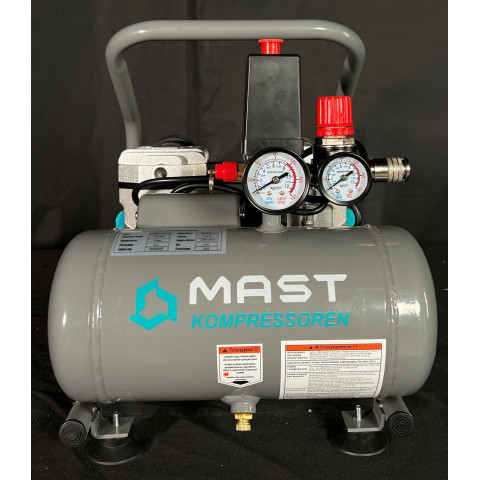 Безмасляний поршневий компресор Mast MOF1390/1100 compact