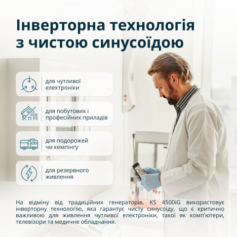 Генератор інверторний KS 4500iG