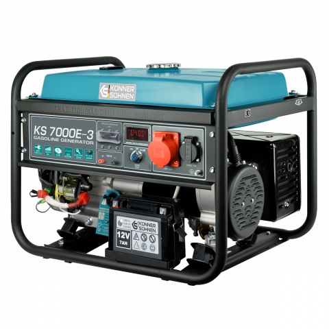 Бензиновий генератор Könner & Söhnen KS 7000E&3